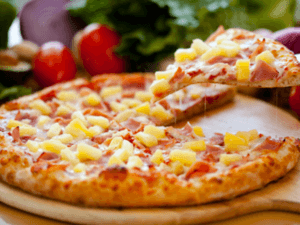пицца с сосисками